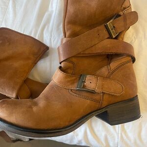 Steve Madden Brown Combat Boots